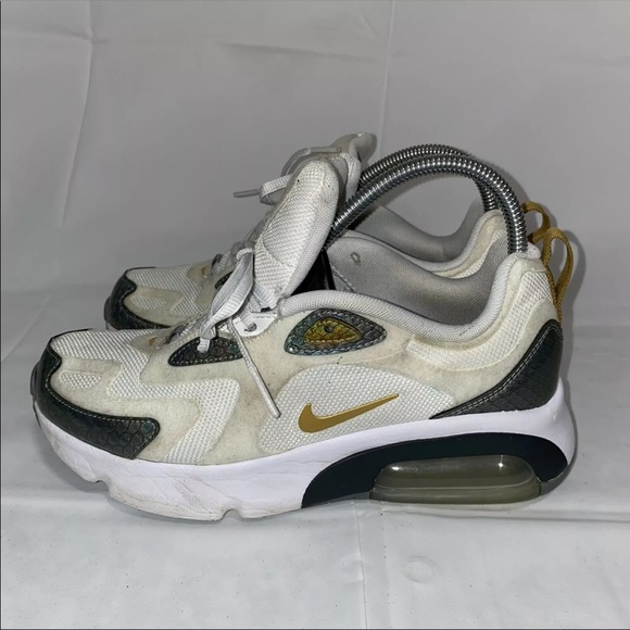 Nike Air Max 200 Baby Dragon GS Shoes CQ4009-100  7Y White Snake - Picture 4 of 7